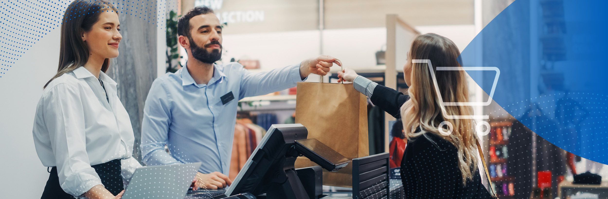 Grafik zeigt Personen aus der Handelbranche