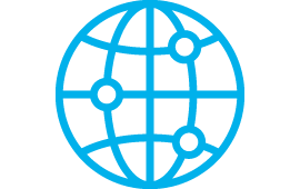 globe with points