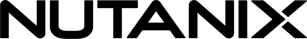 Logo Nutanix in schwarz
