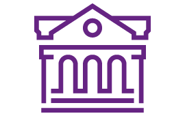 Icon eines Verwaltungsgebäude