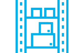 Icon Gestellt mit Kisten